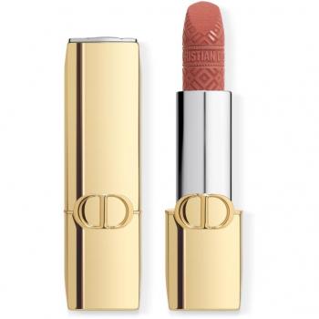 Christian Dior Rouge Dior Limited Edition Velvet & Satin Finish Lipstick - Hydrating Floral Care - Long-Lasting 284 Rose Bavarde