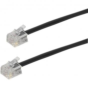 Vivanco 4 Core RJ 11 Cable de conexión RJ 11 Male - RJ 11 Hombre Negro
