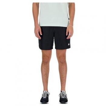 Pantalones Cortos Deportivos para Hombre New Balance Essentials Short 7 MS41501 Negro