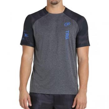 Camiseta de hombre Bullpadel Tui, tipo: ropa de pádel, características: manga corta, color grafito