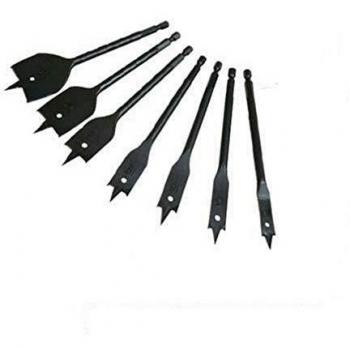 Silverline 633800 - Brocas planas para fontanería, 7 pzas
