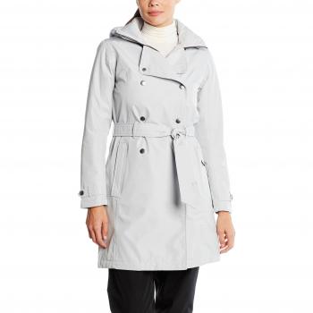 Helly Hansen W Welsey Insulated - Gabardina aislante para mujer, color gris, talla M