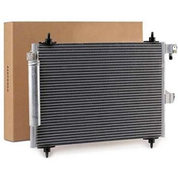 Condensador de aire acondicionado RIDEX 448C0060 para PEUGEOT y CITROËN, incluye secador y junta
