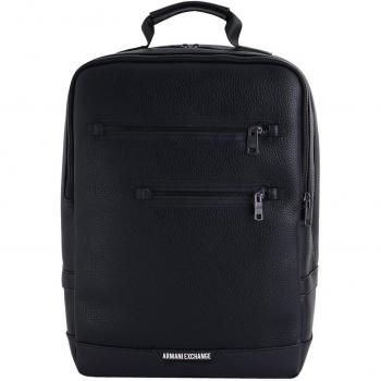 Armani Exchange Black Men's Stylish Backpack One Size