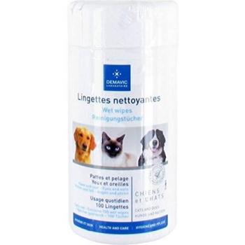 Toallitas Higiénicas Demavic para Perros y Gatos - 100 Unidades