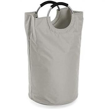 Cesto para la Ropa Sucia Versa Gris Claro de Poliestireno (38 x 70 x 38 cm)