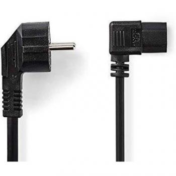 Nedis Cable de alimentacion Schuk o Macho en Angulo - IEC-3