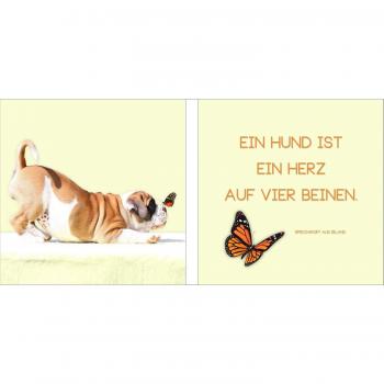 Pro-Art glaset2d824825 Glas-Art Mix und Match Duo Herz auf Vier Beinen - Murales Decorativos