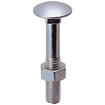 Bullones Zincados para Madera TTQST UNI-5732 10x200mm - Paquete de 50 Piezas