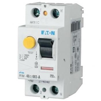Interruptor Diferencial Eaton PFIM 2 Polos 40A 300mA Tipo A