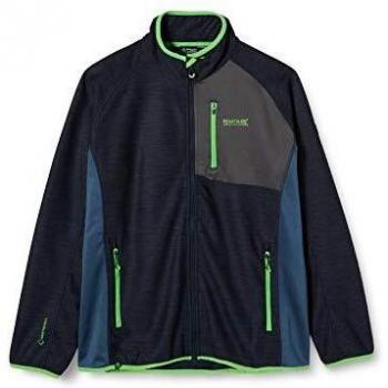 Regatta Farway III Hybrid Soft Shell Hombre, Hombre, Color Navy/DkDenim, tamaño Large