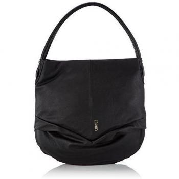 CINQUE Michelle Beutel - Bolso de mano de cuero mujer, color negro, talla 41x37x12 cm