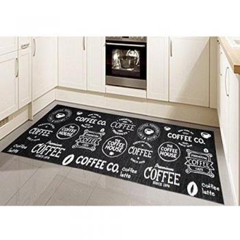 Chic'Orange Cuisine Carpet Rigolet chocolate 80 x 300 cm