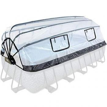 Cúpula de Protección para Piscina Rectangular EXIT 540 cm x 250 cm - Cubierta UV y Calentamiento Natural del Agua