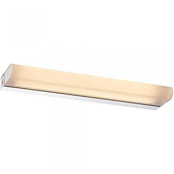 Aplique de pared LED moderno cromado Melomi, blanco cálido 3000K, 1230lm
