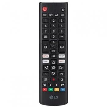 Mando a Distancia Universal LG SR24GA - Mando Infrarrojo Compatible con Televisores Básicos y Smart TV, Botones para Netflix, Amazon y Disney, Color Negro