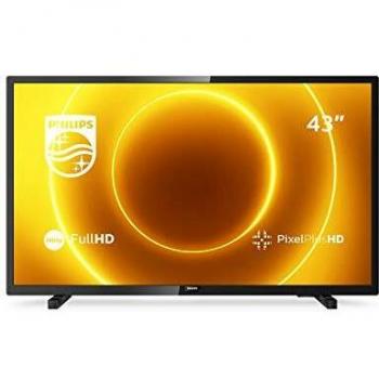 Televisión Philips 43PFS5505 de 43 con Pantalla LED FHD, Conexiones HDMI y USB, Compatible VESA en Color Negro