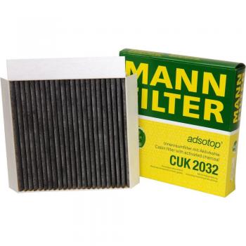 Original MANN-FILTER Interior Filter CUK 2032 – Pollen filter with active charcoal – For passenger cars