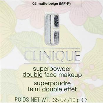 Clinique Superpowder Double Face Makeup 2-in-1 Compact Powder and Foundation Shade 02 Matte Beige 10 g