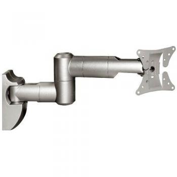 Soporte de pared para TV LCD inclinable y giratorio 10-30 (25-76 cm), carga máxima 30 kg, distancia ajustable a la pared