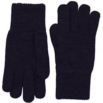 Wrangler Basic Gloves Mood Indigo, Guantes para Hombre, Azul, S