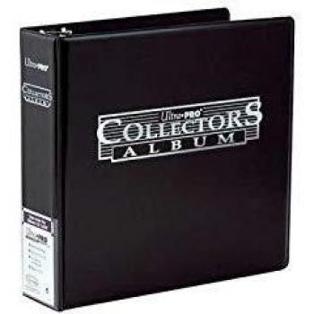 Ultra Pro-E-81406 Álbum 3 Anillas Collector, Color Negro