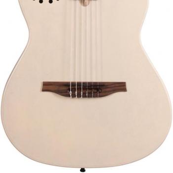 2023 Godin Multiac Mundial Electro-Acoustic Classical Guitar with Case - Ozark Cream