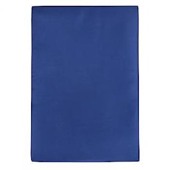 Sábana Bajera Ajustable de Satén de Algodón 180x200 Blanco - Suavidad Garantizada y Azul Oscuro