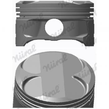 Pistón NÜRAL 87-440900-00 - Tipo: Pistón de motor, Material: Aluminio, Diámetro: 87 mm, Compatible con motores de diversas marcas y modelos