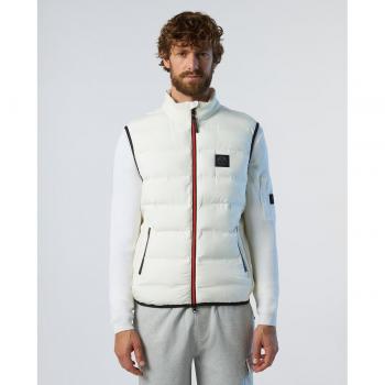 Chaleco Utility Beige reciclado para hombre - North Sails, ideal para actividades al aire libre.