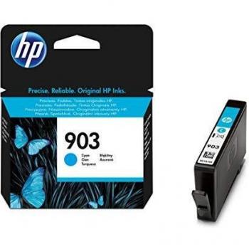 HP 903 T6L87AE, Cian, Cartucho de Tinta Original, Compatible con impresoras de inyección de tinta HP OfficeJet 6950, 6951; OfficeJet Pro 6960, 6970