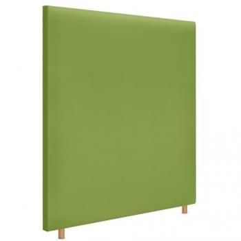 Cabecero Tapizado de Polipiel Verde Aqualine Liso hasta el Suelo 95x120cm para Cama de 90 cm