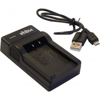 vhbw USB Cable de Carga para cámara Praktica Luxmedia 10-23, 12-03, 12-23, 18-Z36C, 20-Z35S, 6105.
