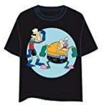 LAST LEVEL Camiseta Bob Esponja Chicos Malos Talla L Camisa Cami, Multicolor, Adultos Unisex