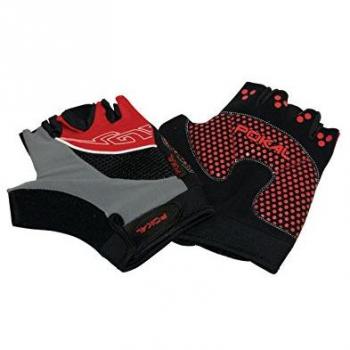 Pokal 101 Guantes, Hombre, Rojo y Gris, XL