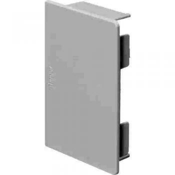 Hager Sistemas M54639010 Tapa Final, En PC/ABS, Para Canales LF6009009010, Blanco Nieve