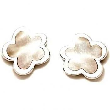 Pendientes Agatha Ruiz de la Prada colección MADREPERLA plata Ley 925m rodiados forma nube