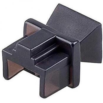 Protección antipolvo para conector hembra RJ45, color negro, lote de 10 unidades