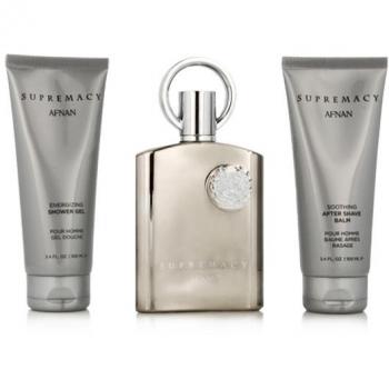 Afnan Supremacy Silver Men's Perfume Gift Set (3 Pieces)