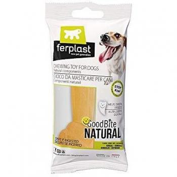 Ferplast Goodbite Natural M Juguete Hueso para La Higiene Oral, Sabor A Cereales, Perro Medio - Grande