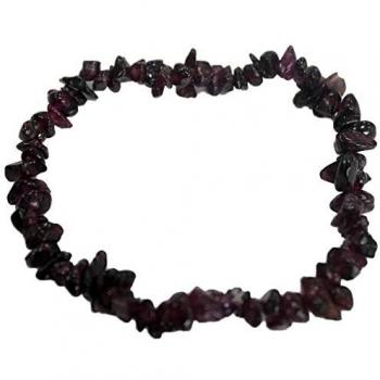 Pulsera de Fragmentos de Granate de Sangre