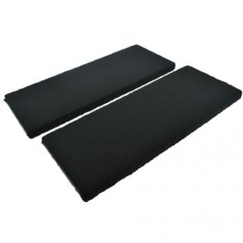 Filtro de carbón activo Allspares (2 unidades) compatible con campanas extractoras Novy Monoblock 692060 (370x149x20mm)