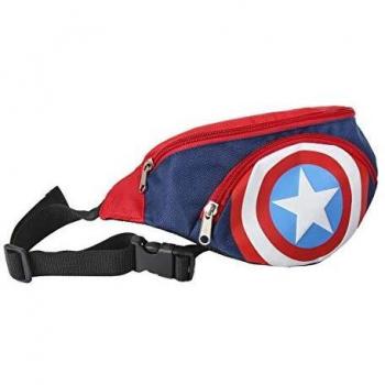 ARTESANIA CERDA Bolso Riñonera Avengers, Azul, 33 cm