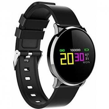 PRIXTON AT802 - Pulsera de Actividad con Pulsómetro, Pantalla a Color, Bluetooth 4.0, Modo Multideporte, Monitor del Sueño