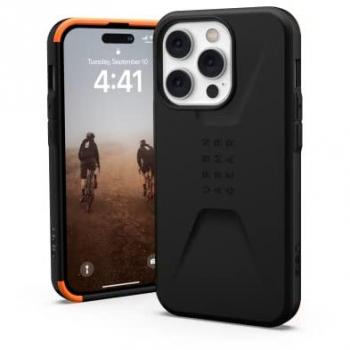 Funda Urban Armor Gear Civilian para iPhone 14 Pro de 15,5 cm (6.1 pulgadas) - Color Negro