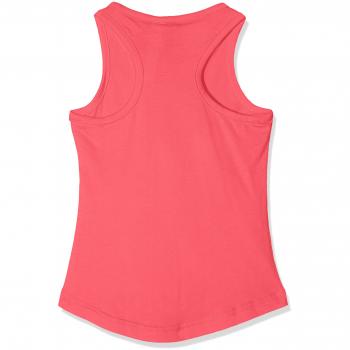 adidas YG Logo Tank Camiseta sin Mangas, Niñas, Rosa/Blanco, 170