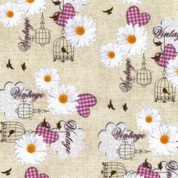 Mantel de hule, rectangular 140 x 200cm Beige