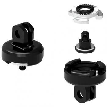 Lezyne Quick Release LED Mount - Black Aluminum Compatible with GoPro