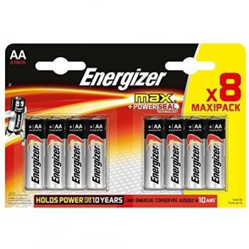 Energizer E300112400 - Pila LR6, AA, blíster 8 Unidades