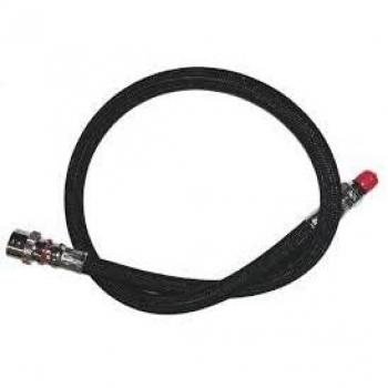 Aqualung Latiguillo Direct System Braided Negro - Latiguillo de buceo, diseño trenzado, color negro, alta resistencia y flexibilidad, compatible con sistemas de respiración Aqualung